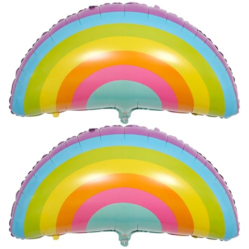 Ovanda Regenbogen Deko Kindergeburtstag, XXL Regenbogen Luftballons, Geburtstagsdeko Regenbogens, Riesig Folienballon Regenbogens Themen Party Deko, für Feier Dekoration Geburtstag Baby Shower Taufe Ovanda Regenbogen Deko Kindergeburtstag, XXL Regenbogen Luftballons, Geburtstagsdeko Regenbogens, Riesig Folienballon Regenbogens Themen Party Deko, für Feier Dekoration Geburtstag Baby Shower Taufe von Ovanda
