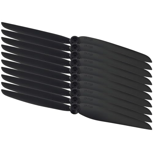 Overdrive-Racing 10x GWS 7x3,5 Luftschraube/Propeller GW/EP7035 178x89 Direct Drive Propeller Schwarz von Overdrive-Racing