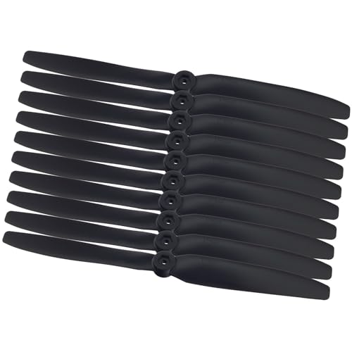 Overdrive-Racing 10x GWS 8x4 Luftschraube/Propeller GW/EP8040 203x102 Direct Drive Propeller Schwarz von Overdrive-Racing