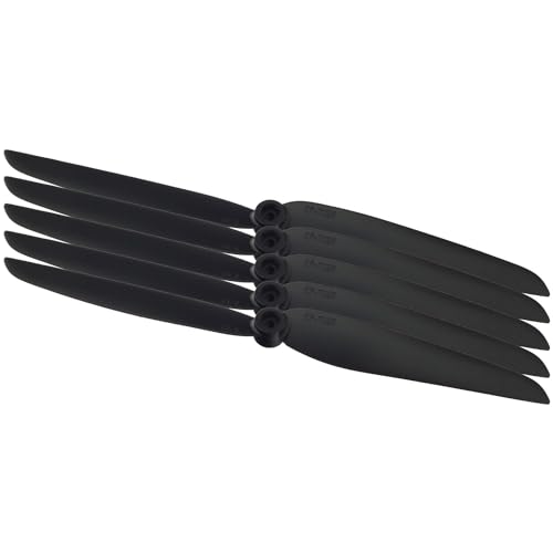 Overdrive-Racing 5X GWS 7x3,5 Luftschraube/Propeller GW/EP7035 178x89 Direct Drive Propeller Schwarz von Overdrive-Racing