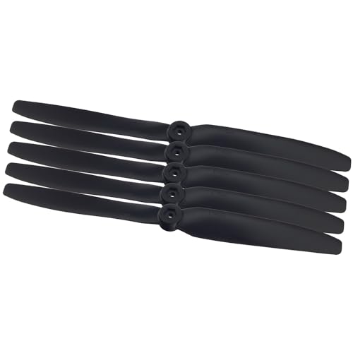 Overdrive-Racing 5X GWS 8x4 Luftschraube/Propeller GW/EP8040 203x102 Direct Drive Propeller Schwarz von Overdrive-Racing