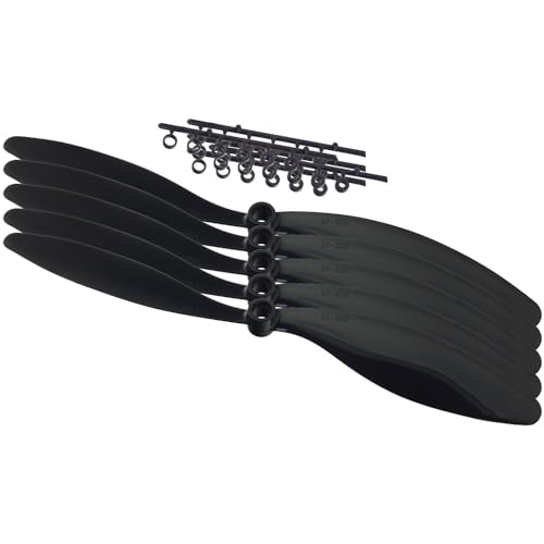 Overdrive-Racing 5X GWS 8x6 Luftschraube/Propeller GW/EP8060 203x152 Reduction Propeller Schwarz von Overdrive-Racing