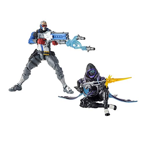 Overwatch Ultimates Series Soldier: 76 und Shrike (Ana) Skin Doppel Pack 15 cm große Action-Figuren zum Sammeln mit Accessoires – Blizzard Videospiel Charaktere von Hasbro