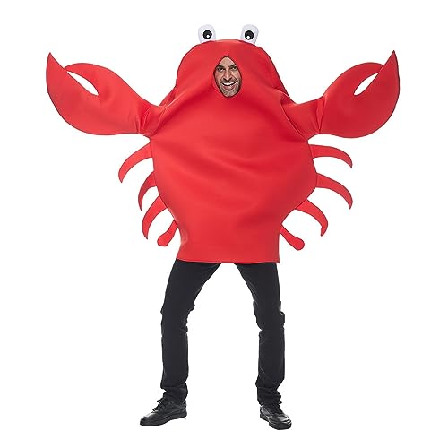 Crab Lobster Costume Adult Womens Lobster Costume Lobster Costume Men Adult Lobster Halloween Costume (Crab, One Size) von Owegvia