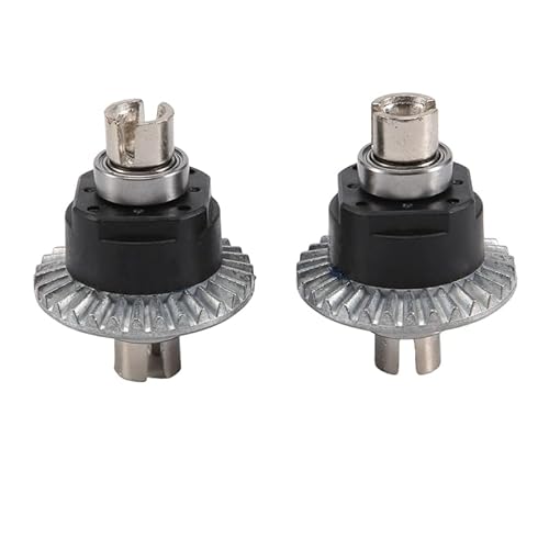 OwlKay RC-Zubehör 2Pcs Metall Differential QZJ05 for Xinlehong Hosim Q901 Q902 Q903 9130 9136 9137 1/16 RC Auto Ersatzteile Zubehör von OwlKay