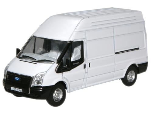 Ford Transit LWB Hochdach - Weiß von Oxford Diecast