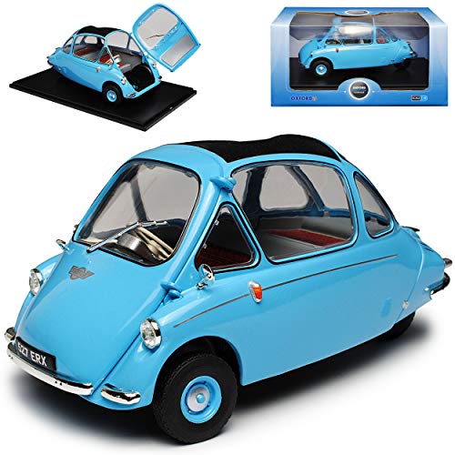 Oxford Heinkel Trojan Kabine Blau 1956-1965 1/18 Modell Auto von Oxford Diecast