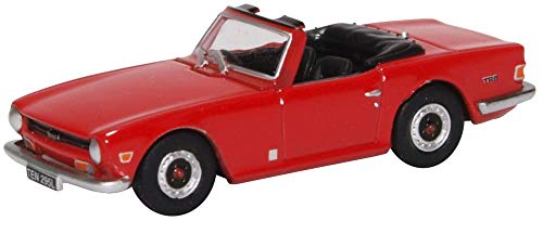 Oxford 76TR6002 Triumph TR6 Rot Maßstab 1:76 von Oxford Diecast