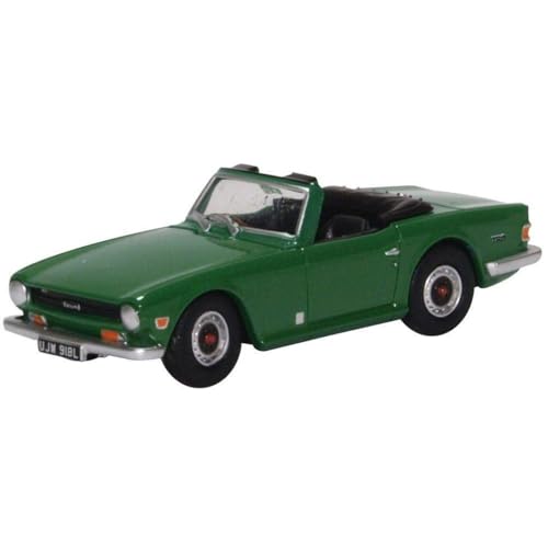 Oxford 76TR6003 kompatibel mit Triumph TR6 grün Maßstab 1:76 Modellauto von Oxford Diecast