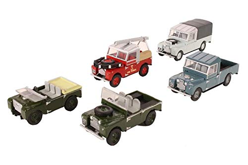 Oxford Die Cast Land Rover 5 Piece Set Land Rover Series 1 von Oxford Diecast