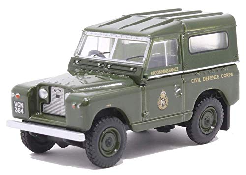 Oxford Die Cast Land Rover Series II SWB Hard Back - Civil Defense von Oxford Diecast