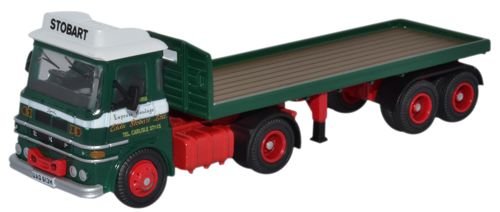 Oxford Diecast 76LV003 ERF LV Flachbett Lkw Eddie Stobart von Oxford Diecast