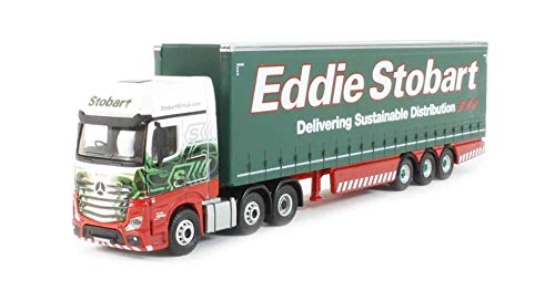 Oxford Diecast 76MB001 Mercedes Actros MP4 GSC Curtainside Eddie Stobart von Oxford Diecast