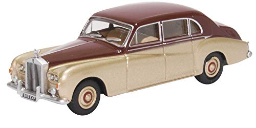 76rrp5002 Rolls Royce Phanton V Burgundy/silver Sand von Oxford Diecast