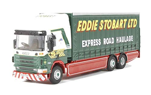 Eddie Stobart - Scania 94 6 Wheel Curtainside von Oxford Diecast