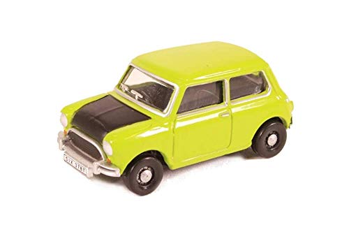 Mini Cooper, hellgrün/mattschwarz, Mr. Bean, Modellauto, Fertigmodell, Oxford 1:76 von Oxford Diecast