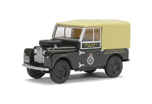 Oxford 1 / 76 Land Rover Serie 1 88 Leinwand Zivilschutz von Oxford Diecast