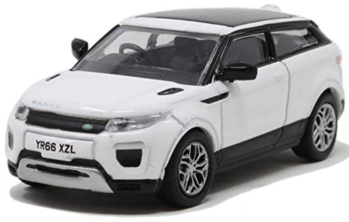 Oxford 76RRE002 Range Rover Evoque Coupe Weiss Maßstab 1:76 Modellauto von Oxford Diecast