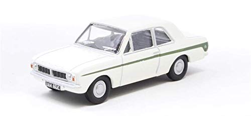 Oxford Die Cast Ford Cortina Mk2 - Ermine White/Green von Oxford Diecast