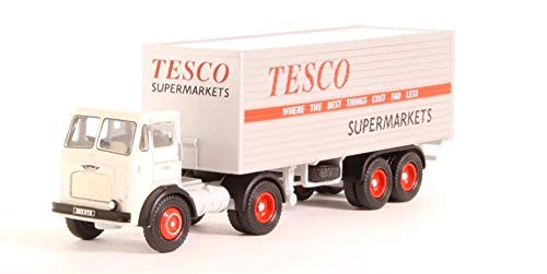 Oxford Diecast 76LO001 Leyland Octopus Beaver Box Trailer Tesco von Oxford Diecast