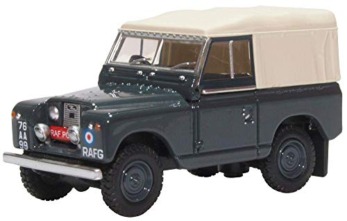 Oxford Diecast 76LR2S007 Land Rover Series II SWB Canvas RAF Police von Oxford Diecast