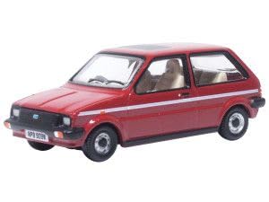 Oxford Diecast 76MET001 Austin Mini Metro Emberglow (Princess Diana) OO Gauge von Oxford Diecast