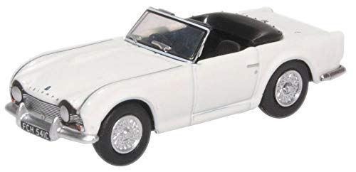 Oxford OXF76TR4003 Triumph TR4 Cabriolet weiss Maßstab 1:76 von Oxford Diecast