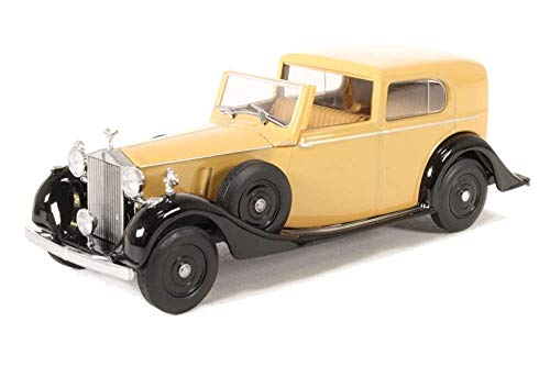 Rolls Royce Phantom III Sedanca de Ville Mulliner, hellbraun/schwarz, RHD, 0, Modellauto, Fertigmodell, Oxford 1:43 von Oxford Diecast