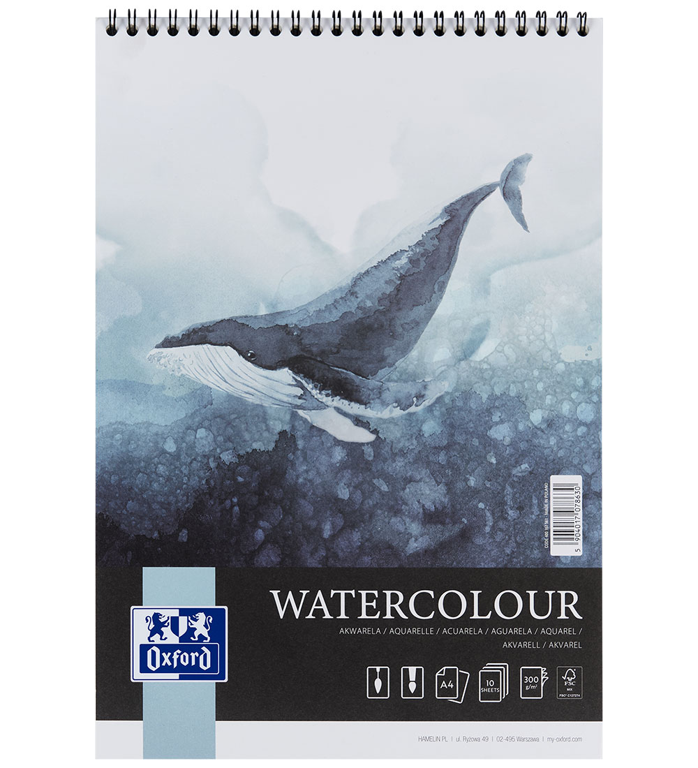 Oxford Skizzenblock - A4 - Kreativblock Aquarell - Oxford - One Size - Notizbücher Oxford Skizzenblock - A4 - Kreativblock Aquarell - Oxford - One Size - Notizbücher von Oxford