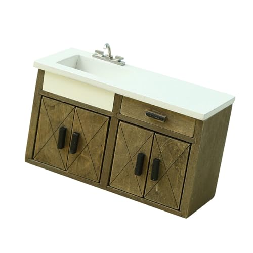 Küchenschrank-Figur, realistische Vintage-Lebensszene, Puppenhaus, Spieleinrichtung, für Küche, Sammlerstück, Puppenhäuser, Möbel Küchenschrank-Figur, realistische Vintage-Lebensszene, Puppenhaus, Spieleinrichtung, für Küche, Sammlerstück, Puppenhäuser, Möbel von Oxxggkao