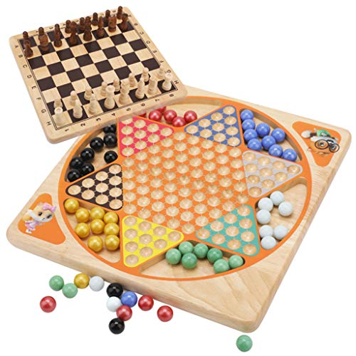Oxxggkao 2 In 1 Checkers & Flugschach Combo Holzfamilie Spiel Kinder Bildungsspielzeug Stirbt Für Kartenverkauf Oxxggkao 2 In 1 Checkers & Flugschach Combo Holzfamilie Spiel Kinder Bildungsspielzeug Stirbt Für Kartenverkauf von Oxxggkao