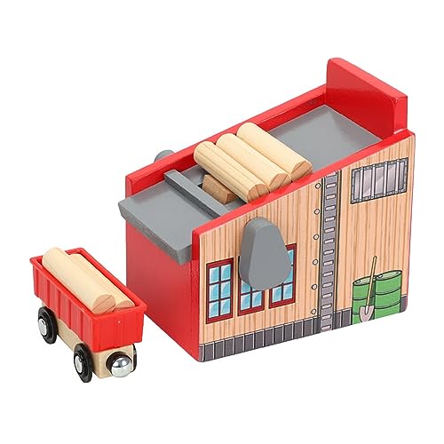 Oxxggkao Bunte Holz Protokollierung Lade Maschine Wagen Stumpf Set Für Kinder Indoor Spielzeug Kinder Spielzeug Set Geschenk Für Kinder von Oxxggkao