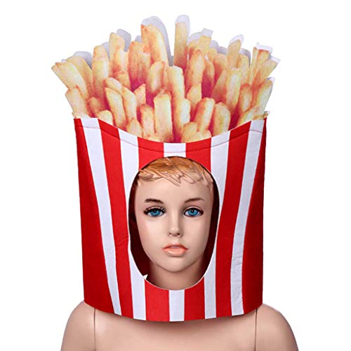 Oxxggkao Lustige Karneval Obst Essen Kappe Halloween Party Cosplay Kopfbedeckung Haube Hut Obst Essen Kappe Oxxggkao Lustige Karneval Obst Essen Kappe Halloween Party Cosplay Kopfbedeckung Haube Hut Obst Essen Kappe von Oxxggkao