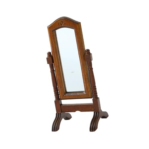 Oxxggkao Retro Styles Puppenhäuser Dressing Glas 1/12 Holz Ständer Boden Glas für Handwerksprojekt Miniatur Schlafzimmer Dekoration Puppenhäuser Modell Zubehör Oxxggkao Retro Styles Puppenhäuser Dressing Glas 1/12 Holz Ständer Boden Glas für Handwerksprojekt Miniatur Schlafzimmer Dekoration Puppenhäuser Modell Zubehör von Oxxggkao