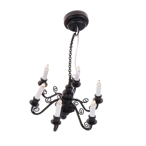 Oxxggkao Sechs Kopfdecke Lampe Miniatur Kronleuchtermodell Für 1/12 Skala Dollhouses Wohnzimmer Schlafzimmer Beleuchtungszubehör Sammlerstückbare Miniaturlampe Oxxggkao Sechs Kopfdecke Lampe Miniatur Kronleuchtermodell Für 1/12 Skala Dollhouses Wohnzimmer Schlafzimmer Beleuchtungszubehör Sammlerstückbare Miniaturlampe von Oxxggkao