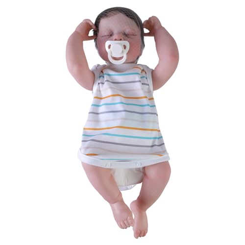 Oxxggkao Süße Schlafende Puppengeborene Baby Mädchen Augen Schließen Weiße 19 Zoll Spielzeug Geburtstagsgeschenk Für Dress Up Party Silikon Baby Oxxggkao Süße Schlafende Puppengeborene Baby Mädchen Augen Schließen Weiße 19 Zoll Spielzeug Geburtstagsgeschenk Für Dress Up Party Silikon Baby von Oxxggkao