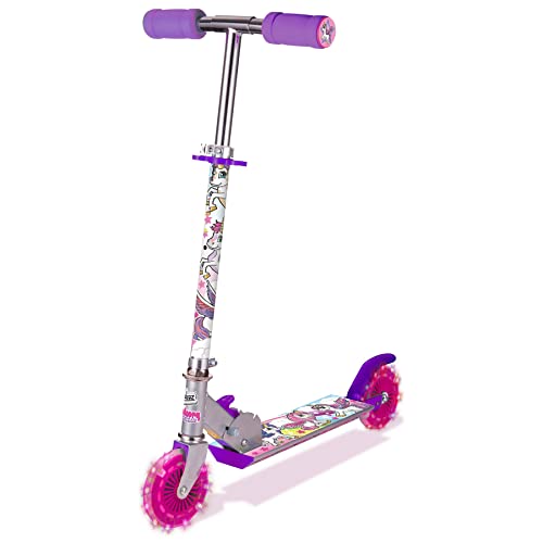 Ozbozz SV13988 Einhorn Scooter mit 2 Leuchträdern von Ozbozz