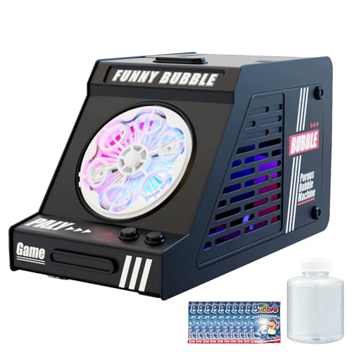 PANACARE Automatische Seifenblasenmaschine, Tragbare Seifenblasenmaschine 10000+ Große Blasen mit 10 Seifenblasenlösung/Licht/Akku, Bubble Machine für Kinder&Erwachsene Hochzeit/Geburtstag//Party PANACARE Automatische Seifenblasenmaschine, Tragbare Seifenblasenmaschine 10000+ Große Blasen mit 10 Seifenblasenlösung/Licht/Akku, Bubble Machine für Kinder&Erwachsene Hochzeit/Geburtstag//Party von P PANACARE