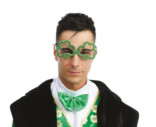 P'tit Clown - 23243 | St. Patrick's Day Brille, Kleeblatt, für Erwachsene – das Must-Have für den irischen Zauber von p'tit clown
