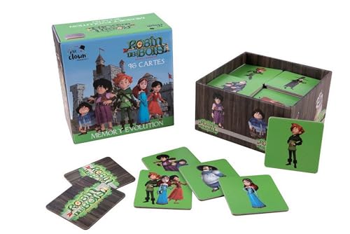 P' Clown - 14017 – Memory Evolution Robin des Bois™ – offizielles Lizenzprodukt – 96 Karten von p'tit clown