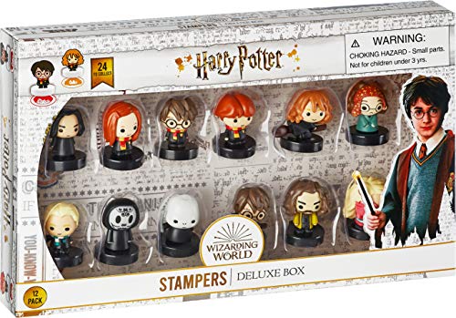 P.M.I. TRADING & ENTERPRISE LTD Harry Potter Stempel mit 3D Figur, Mehrfarbig, 12 Stempel mit 3D Figur, 24 Charaktere zum Sammeln, für Big Kid, Little Kid von P.M.I. TRADING & ENTERPRISE LTD