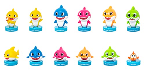 P.M.I. TRADING & ENTERPRISE LTD Baby Shark Stempel mit 3D Figur im Blindpack 8x2x14 cm von Baby Shark