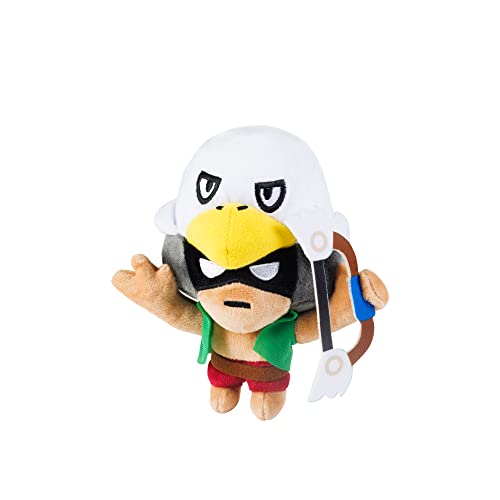 Brawl Stars BO Plushies Plüschpuppe, 15,2 cm, 16,5 cm hoch, P.M.I. Offizielles Lizenzprodukt, Supercell, Geschenk für Gamer, Sammlerstück von Brawl Stars