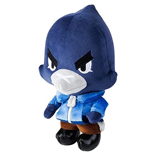 Crow Brawl Stars Line Friend Plush Buddy 17,8 cm Bird Fighter Jacket Character Doll von P.M.I.