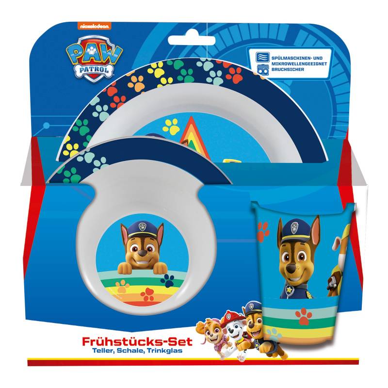 P:Os Paw Patrol 3-tlg. Frühstücks-Set von P:OS