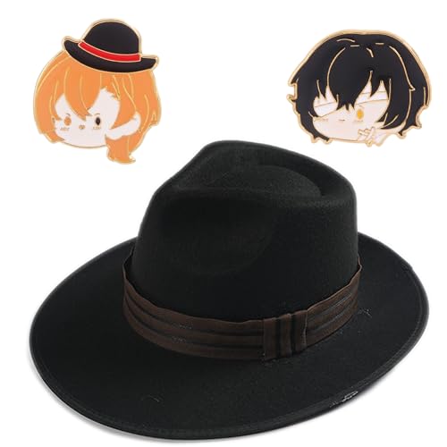 P1PSZ Nakahara Chuuya Hut Badge Anime Dazai Osamu Cosplay Brosche Kostüm Zubehör von P1PSZ