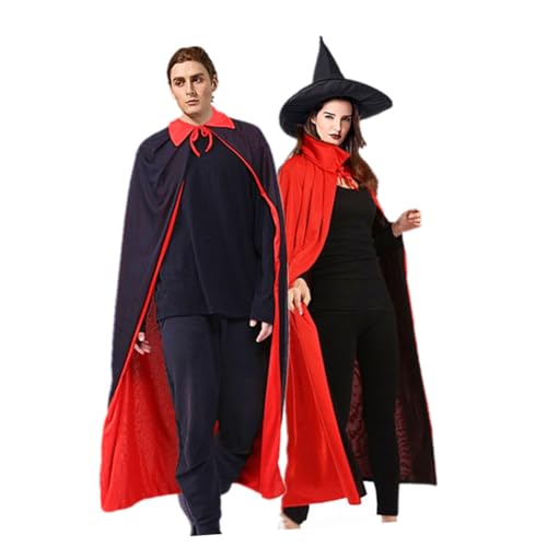 PACKOVE 1 Halloween-Umhang Schwarzes Cape halloween umhang halloween outfits rollenspiele Maskerade Umhang Halloween-Vampir-Kostüm Halloween-Kostüme für Jungen Halloweenkostüm Stoff Black von PACKOVE