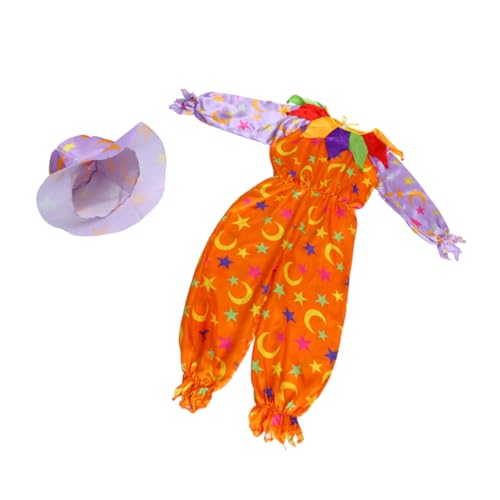 PACKOVE 1 Satz Clown-anzug Halloween-kostüm Clownkostüme Für Erwachsene Clownkleid Cosplay Kostüm Kostüm Kleidung Für Maskerade Party-clown-kostüm Lustiges Clownkostüm Chemiefasermischung von PACKOVE