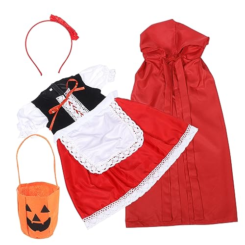 PACKOVE 1 Satz Decke Hose Schwimmbad Kleines Kostüm Kapuzenmantel Halloween-umhang Im Freien Halloweenkostüm Wäscheklammer Schwenken Abs Kleines Kleid Rotes Kleid Fotos Stoff von PACKOVE