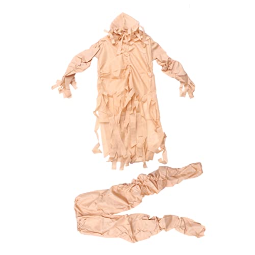 PACKOVE 1 Satz Halloween-maskerade-show-kostüme Halloween-partygeschenke Männerkleidung Mumie Halloween Verkleiden Requisiten Zombie-partykostüm Kostüme Für Erwachsene Polyester Beige von PACKOVE